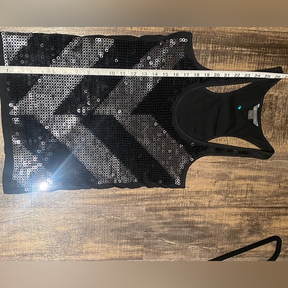 SOLD. Armani Exchange chevron sequence tank top-gorgeous!!! - Picture 5 of 7